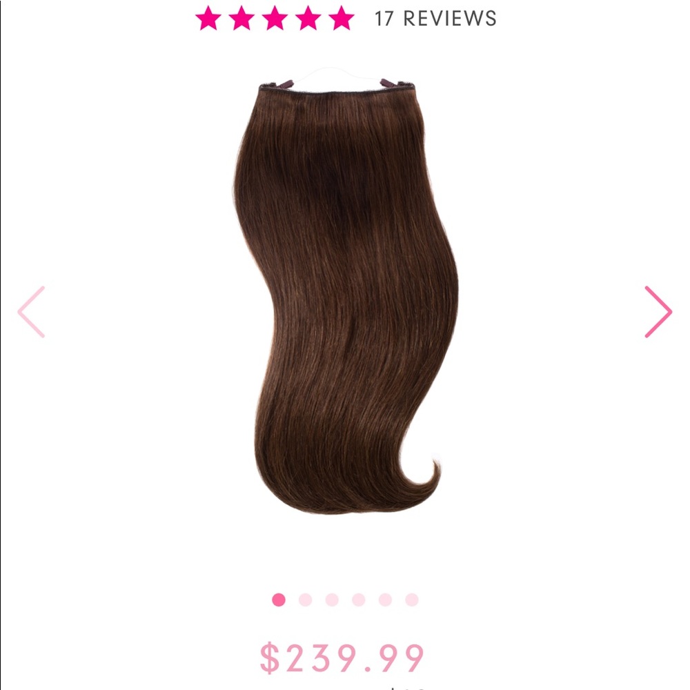 Halo hair extensions